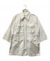 MM6 Maison Margiela（エムエムシックスメゾンマルジェラ）の古着「ミリタリースポーツジャケットコート」｜ホワイト