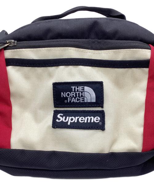 THE NORTH FACE（ザ ノース フェイス）THE NORTH FACE (ザ ノース フェイス) SUPREME (シュプリーム) Expedition Waist Bag ベージュ×ブラックの古着・服飾アイテム