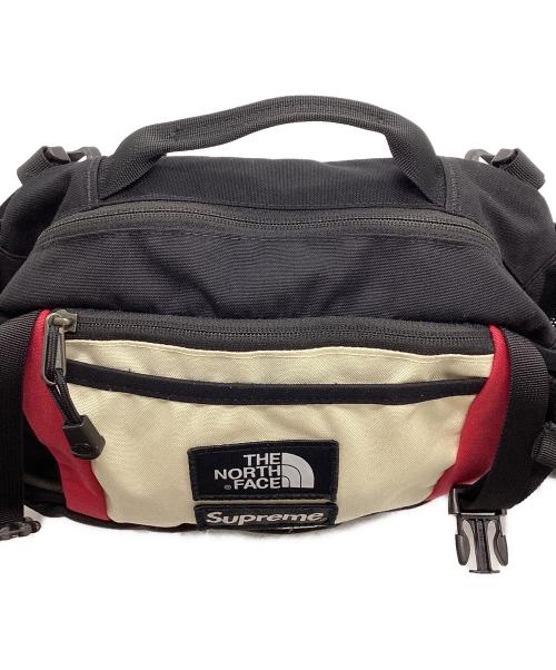 THE NORTH FACE（ザ ノース フェイス）THE NORTH FACE (ザ ノース フェイス) SUPREME (シュプリーム) Expedition Waist Bag ベージュ×ブラックの古着・服飾アイテム