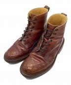 Tricker'sトリッカーズ）の古着「ウィングチップブーツ」｜ブラウン