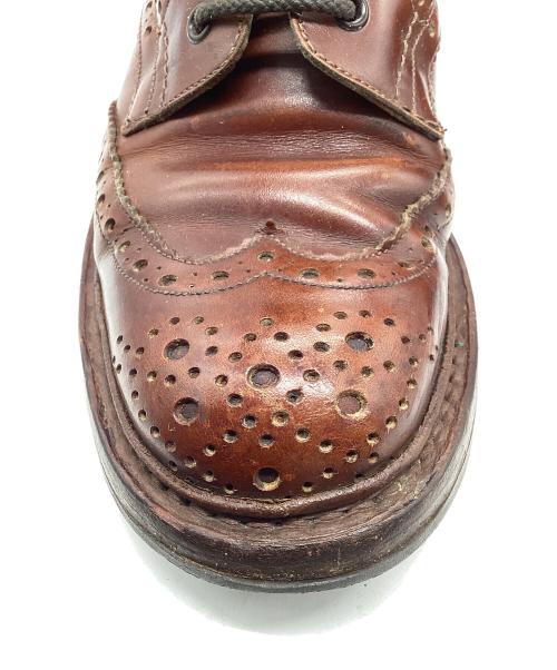 Tricker's（トリッカーズ）Tricker's (トリッカーズ) ウィングチップブーツ ブラウン サイズ:3 1/2の古着・服飾アイテム