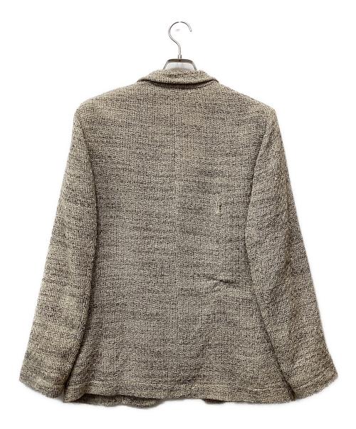 EMPORIO ARMANI（エンポリオ アルマーニ）EMPORIO ARMANI (エンポリオ アルマーニ) テーラードジャケット ベージュ サイズ:52の古着・服飾アイテム