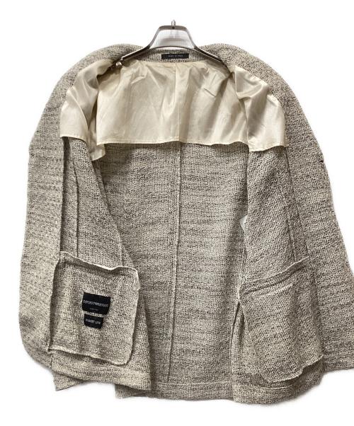 EMPORIO ARMANI（エンポリオ アルマーニ）EMPORIO ARMANI (エンポリオ アルマーニ) テーラードジャケット ベージュ サイズ:52の古着・服飾アイテム