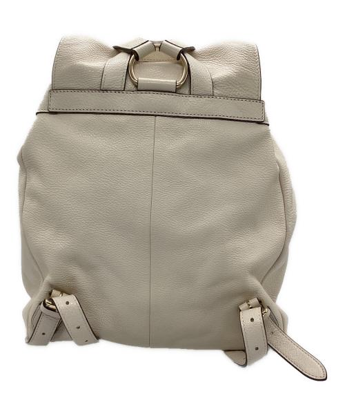 COACH（コーチ）COACH (コーチ) レザーリュック ベージュの古着・服飾アイテム