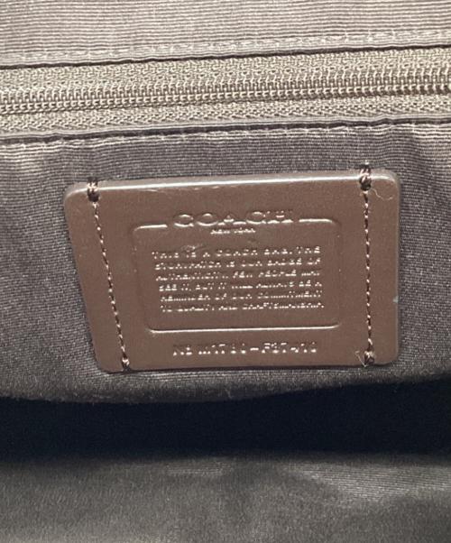 COACH（コーチ）COACH (コーチ) レザーリュック ベージュの古着・服飾アイテム