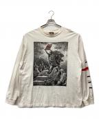 SAINT MICHAEL×VLONEセントマイケル×ヴィーロン）の古着「ロングスリーブTシャツ」｜ホワイト