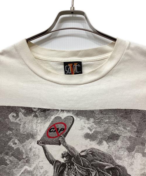 SAINT MICHAEL（セントマイケル）SAINT MICHAEL (セントマイケル) VLONE (ヴィーロン) ロングスリーブTシャツ ホワイト サイズ:XXLの古着・服飾アイテム