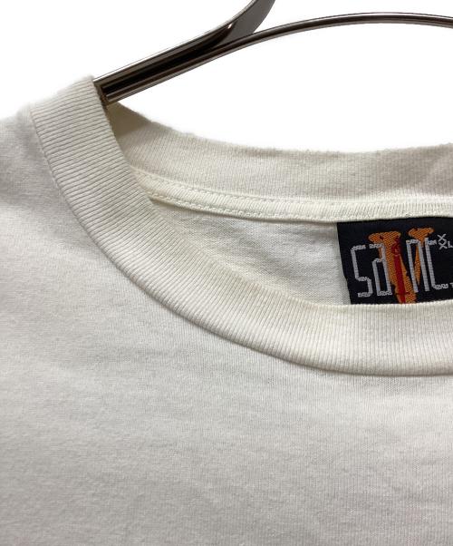 SAINT MICHAEL（セントマイケル）SAINT MICHAEL (セントマイケル) VLONE (ヴィーロン) ロングスリーブTシャツ ホワイト サイズ:XXLの古着・服飾アイテム