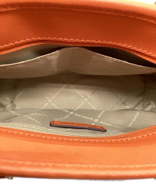 MICHAEL KORS（マイケル・コース）MICHAEL KORS (マイケル・コース) 2WAYバッグ ブラウン×オレンジの古着・服飾アイテム