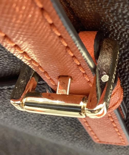 MICHAEL KORS（マイケル・コース）MICHAEL KORS (マイケル・コース) 2WAYバッグ ブラウン×オレンジの古着・服飾アイテム