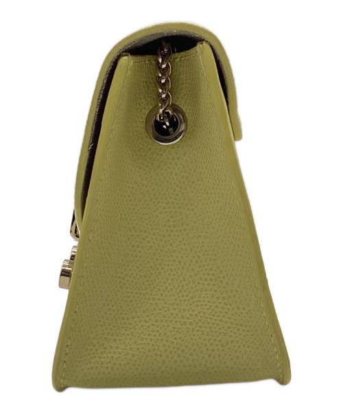 FURLA（フルラ）FURLA (フルラ) チェーンショルダーバッグ　メトロポリス イエローの古着・服飾アイテム