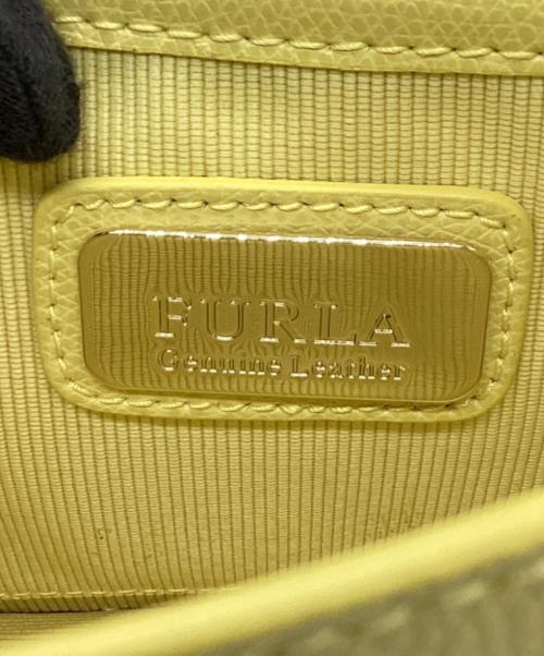 FURLA（フルラ）FURLA (フルラ) チェーンショルダーバッグ　メトロポリス イエローの古着・服飾アイテム