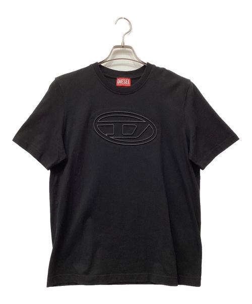 DIESEL（ディーゼル）DIESEL (ディーゼル) 半袖カットソー ブラック サイズ:Sの古着・服飾アイテム