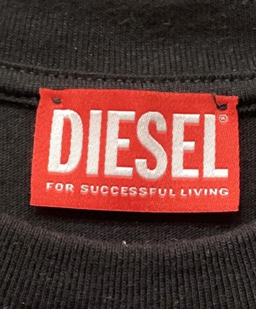 DIESEL（ディーゼル）DIESEL (ディーゼル) 半袖カットソー ブラック サイズ:Sの古着・服飾アイテム