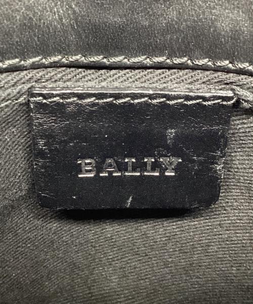 BALLY（バリー）BALLY (バリー) レザーショルダーバッグ ブラックの古着・服飾アイテム