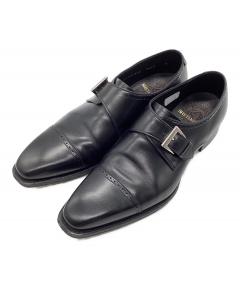 中古・古着通販】Hilton (ヒルトン) ダブルモンクストラップシューズ