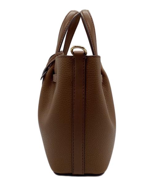 MICHAEL KORS（マイケルコース）MICHAEL KORS (マイケル・コース) CARSON センタージップ サッチェル スモール ブラウンの古着・服飾アイテム
