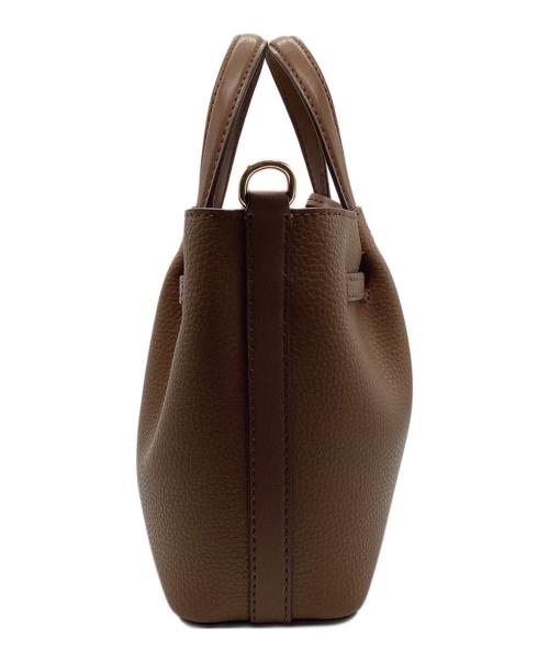 MICHAEL KORS（マイケルコース）MICHAEL KORS (マイケル・コース) CARSON センタージップ サッチェル スモール ブラウンの古着・服飾アイテム