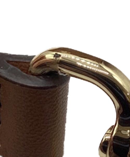 MICHAEL KORS（マイケルコース）MICHAEL KORS (マイケル・コース) CARSON センタージップ サッチェル スモール ブラウンの古着・服飾アイテム