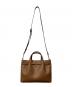 MICHAEL KORS (マイケル・コース) CARSON センタージップ サッチェル スモール ブラウン：16000円