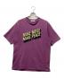 UNDERCOVER（アンダーカバー）の古着「MAKE NOISE MAKE PEACE 20SS　半袖カットソー」｜バイオレット