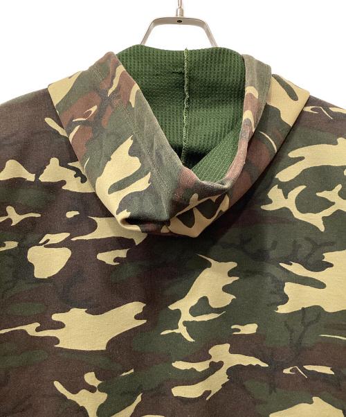 BASSETT WALKER（バセットウォーカー）BASSETT WALKER (バセットウォーカー) ジップパーカー カモフラ サイズ:X-LARGEの古着・服飾アイテム