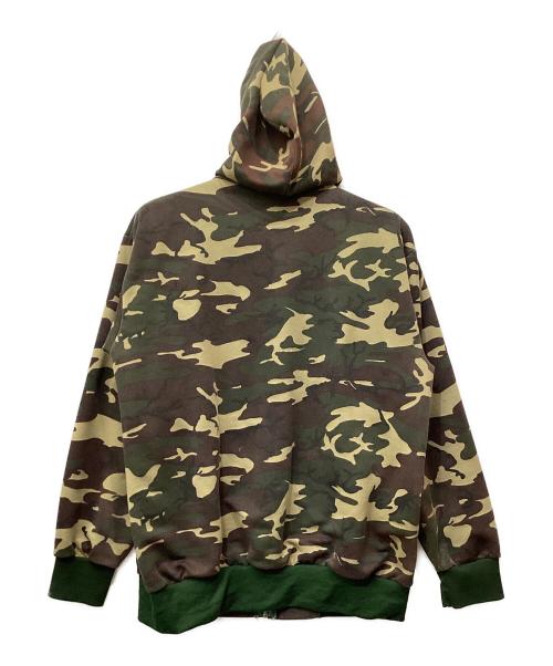 BASSETT WALKER（バセットウォーカー）BASSETT WALKER (バセットウォーカー) ジップパーカー カモフラ サイズ:X-LARGEの古着・服飾アイテム