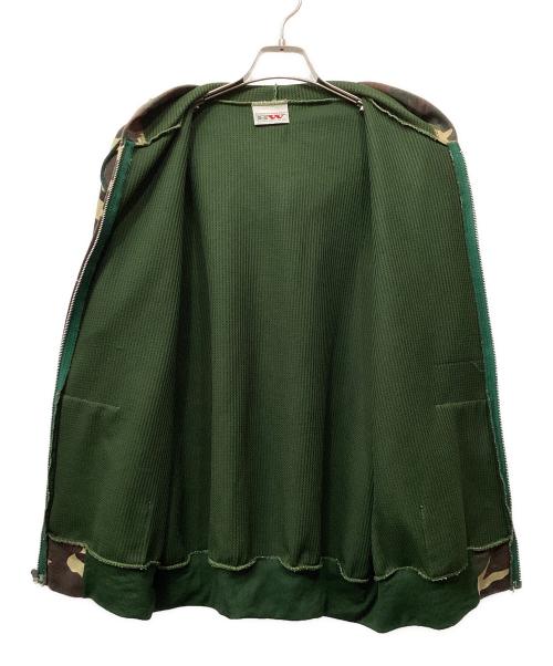 BASSETT WALKER（バセットウォーカー）BASSETT WALKER (バセットウォーカー) ジップパーカー カモフラ サイズ:X-LARGEの古着・服飾アイテム