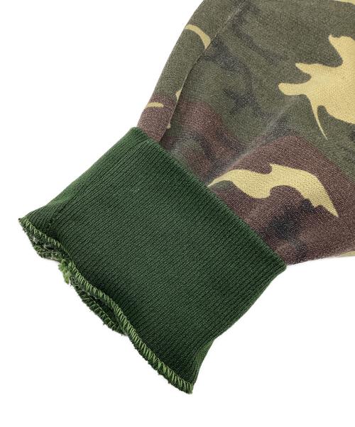 BASSETT WALKER（バセットウォーカー）BASSETT WALKER (バセットウォーカー) ジップパーカー カモフラ サイズ:X-LARGEの古着・服飾アイテム