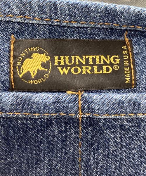 HUNTING WORLD（ハンティングワールド）HUNTING WORLD (ハンティングワールド) デニムバッグ　インディゴ インディゴの古着・服飾アイテム