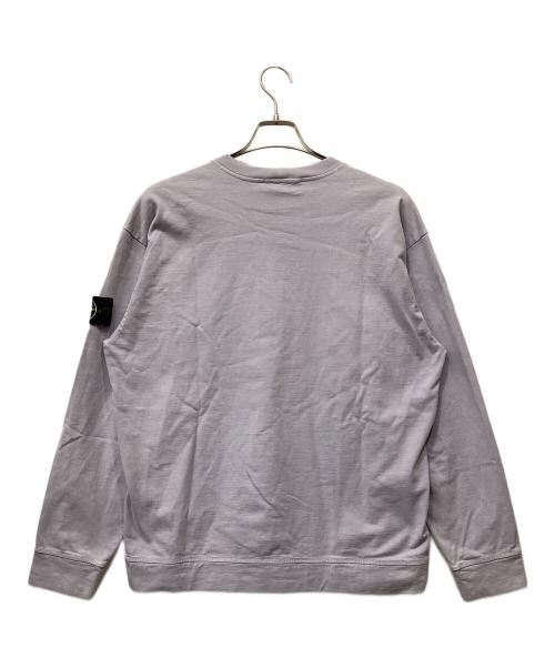 STONE ISLAND（ストーンアイランド）STONE ISLAND (ストーンアイランド) ガーメントダイ スウェット バイオレット サイズ:Lの古着・服飾アイテム