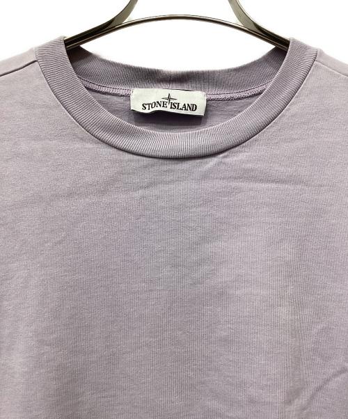 STONE ISLAND（ストーンアイランド）STONE ISLAND (ストーンアイランド) ガーメントダイ スウェット バイオレット サイズ:Lの古着・服飾アイテム