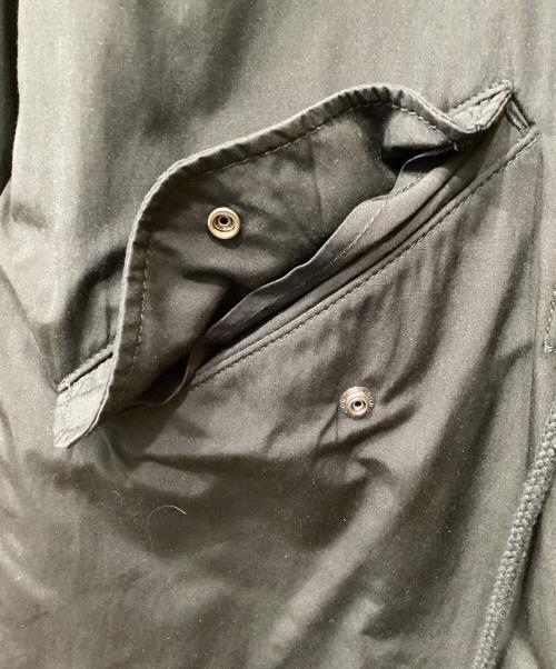 HOUSTON（ヒューストン）HOUSTON (ヒューストン) 3WAY M-65 PARKA ブラック サイズ:LARGEの古着・服飾アイテム