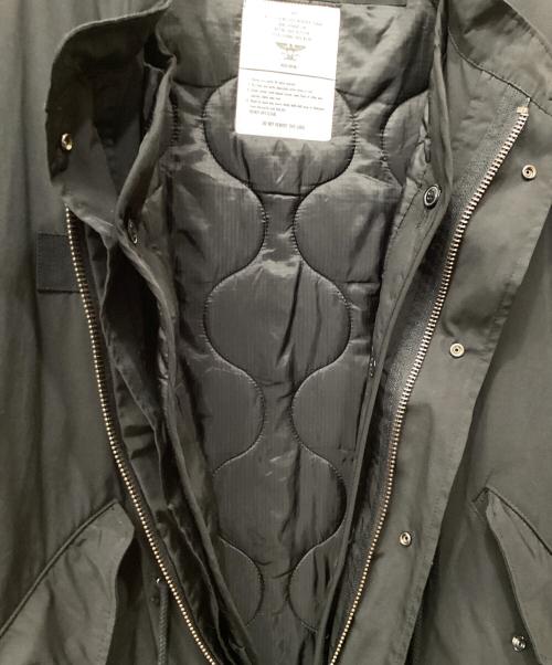 HOUSTON（ヒューストン）HOUSTON (ヒューストン) 3WAY M-65 PARKA ブラック サイズ:LARGEの古着・服飾アイテム