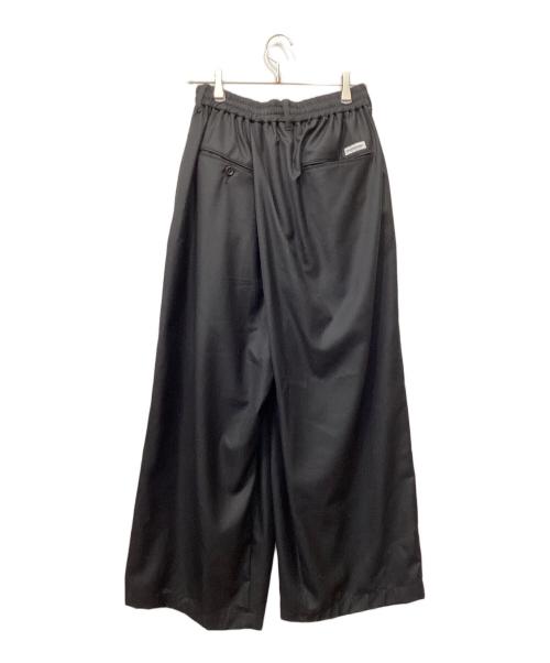 COOTIE PRODUCTIONS（クーティープロダクツ）COOTIE PRODUCTIONS (クーティープロダクツ) TECHWOOL Wrap Wide Easy Trousers ブラック サイズ:Ｍの古着・服飾アイテム