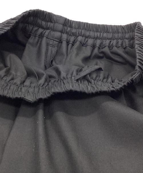 COOTIE PRODUCTIONS（クーティープロダクツ）COOTIE PRODUCTIONS (クーティープロダクツ) TECHWOOL Wrap Wide Easy Trousers ブラック サイズ:Ｍの古着・服飾アイテム