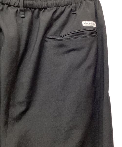 COOTIE PRODUCTIONS（クーティープロダクツ）COOTIE PRODUCTIONS (クーティープロダクツ) T/W SQUARE LEG EASY PANTS ブラック サイズ:LARGEの古着・服飾アイテム