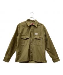 HIDE AND SEEK（ハイドアンドシーク）の古着「FIELD SHIRTS JACKET」｜オリーブ
