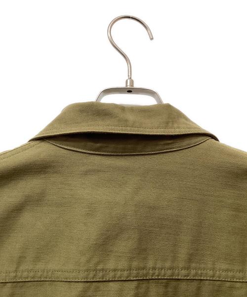 HIDE AND SEEK（ハイドアンドシーク）HIDE AND SEEK (ハイドアンドシーク) FIELD SHIRTS JACKET オリーブ サイズ:Lの古着・服飾アイテム