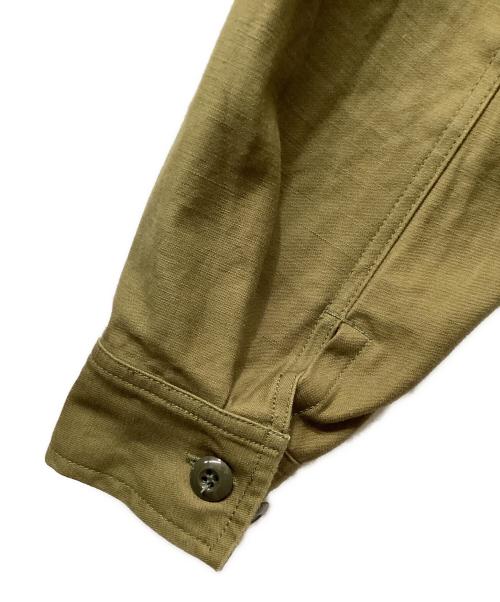 HIDE AND SEEK（ハイドアンドシーク）HIDE AND SEEK (ハイドアンドシーク) FIELD SHIRTS JACKET オリーブ サイズ:Lの古着・服飾アイテム