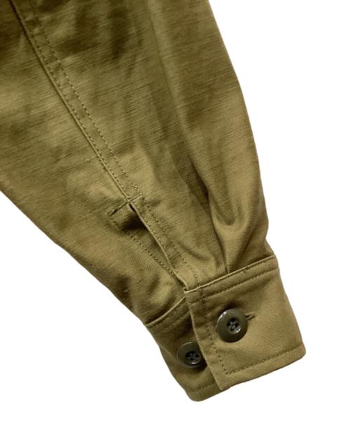 HIDE AND SEEK（ハイドアンドシーク）HIDE AND SEEK (ハイドアンドシーク) FIELD SHIRTS JACKET オリーブ サイズ:Lの古着・服飾アイテム