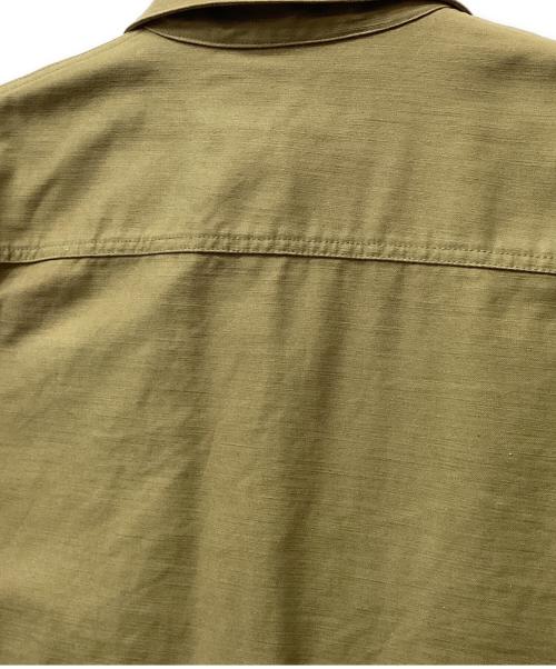 HIDE AND SEEK（ハイドアンドシーク）HIDE AND SEEK (ハイドアンドシーク) FIELD SHIRTS JACKET オリーブ サイズ:Lの古着・服飾アイテム