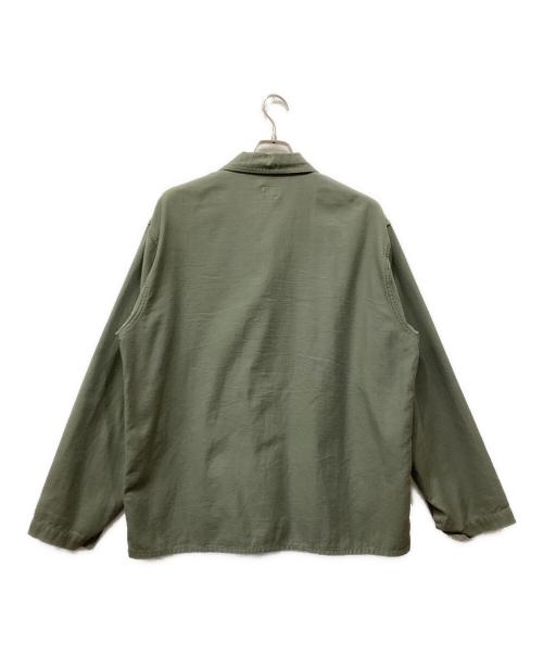 gold（ゴールド）gold (ゴールド) LIGHT BACKSATIN N-3 JACKET オリーブ サイズ:Lの古着・服飾アイテム