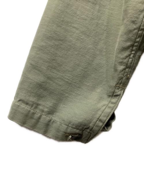 gold（ゴールド）gold (ゴールド) LIGHT BACKSATIN N-3 JACKET オリーブ サイズ:Lの古着・服飾アイテム