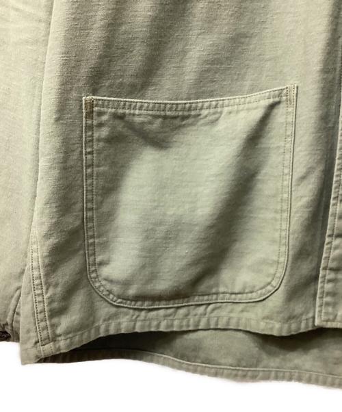 gold（ゴールド）gold (ゴールド) LIGHT BACKSATIN N-3 JACKET オリーブ サイズ:Lの古着・服飾アイテム