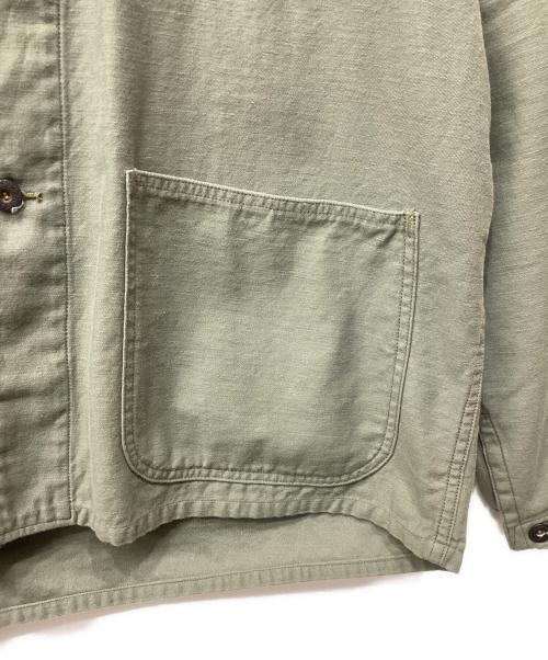 gold（ゴールド）gold (ゴールド) LIGHT BACKSATIN N-3 JACKET オリーブ サイズ:Lの古着・服飾アイテム
