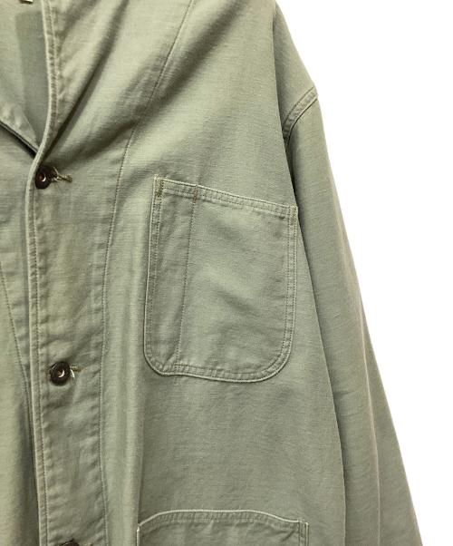 gold（ゴールド）gold (ゴールド) LIGHT BACKSATIN N-3 JACKET オリーブ サイズ:Lの古着・服飾アイテム