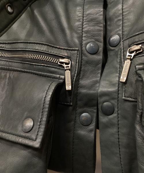 Yasuyuki Ishii（ヤスユキイシイ）Yasuyuki Ishii (ヤスユキイシイ) レザーウエストバッグ グリーン サイズ:FREEの古着・服飾アイテム
