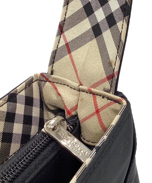 BURBERRY BLUE LABEL（バーバリー ブルー レーベル）BURBERRY BLUE LABEL (バーバリー ブルー レーベル) ハンドバッグ ブラックの古着・服飾アイテム