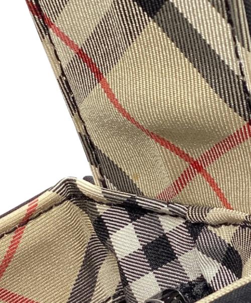 BURBERRY BLUE LABEL（バーバリー ブルー レーベル）BURBERRY BLUE LABEL (バーバリー ブルー レーベル) ハンドバッグ ブラックの古着・服飾アイテム